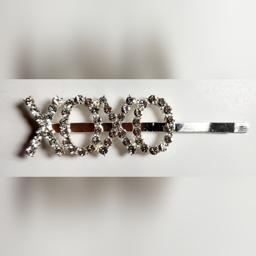 XOXO Hair Pin - rhinestone, sparkle